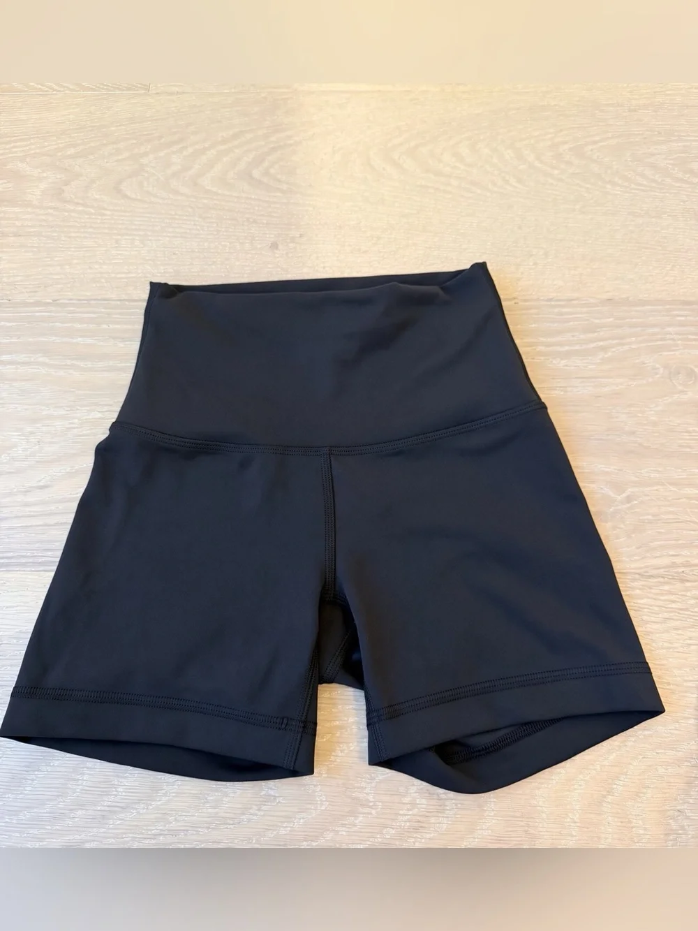 Lululemon High-Rise Black Biker Shorts